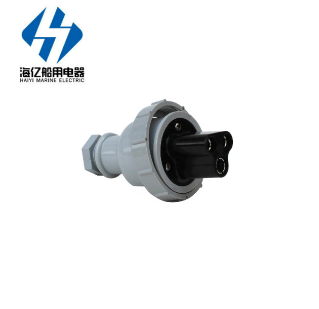 Marine plug 792801 IP56 20A T 1MA Marine nylon watertight 220v power 3 brass pin electrical plug