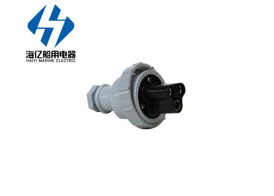 Marine plug  792801 IP56 20A T - 1MA Marine nylon watertight 220v power 3 brass pin electrical plug