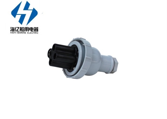 Marine nylon watertight ac dc 4 brass pin electrical plug T-2MA