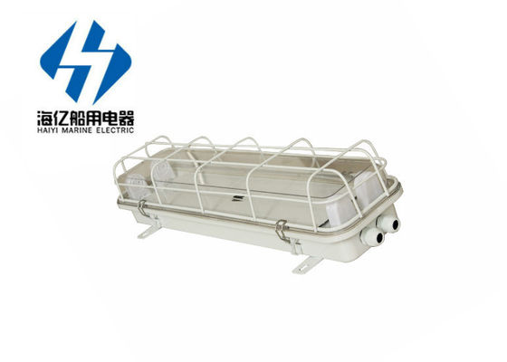Marine LED fluorescent emergency light waterproof with guard jcy42-2ef